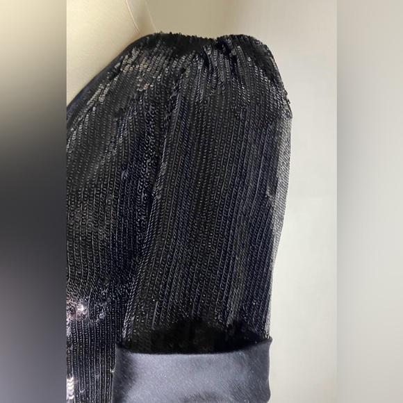 Laurèl black sequence dress - Picture 3 of 6